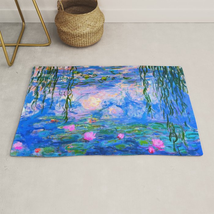 Claude Monet Water Lilies Rug Gallery Image 1