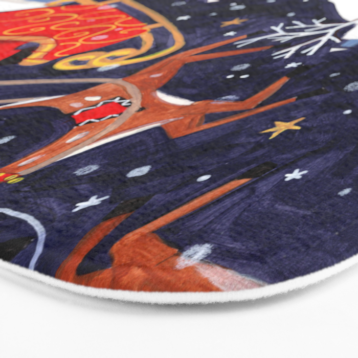 Christmas Village Santa Bath Mat Gallery Image 3