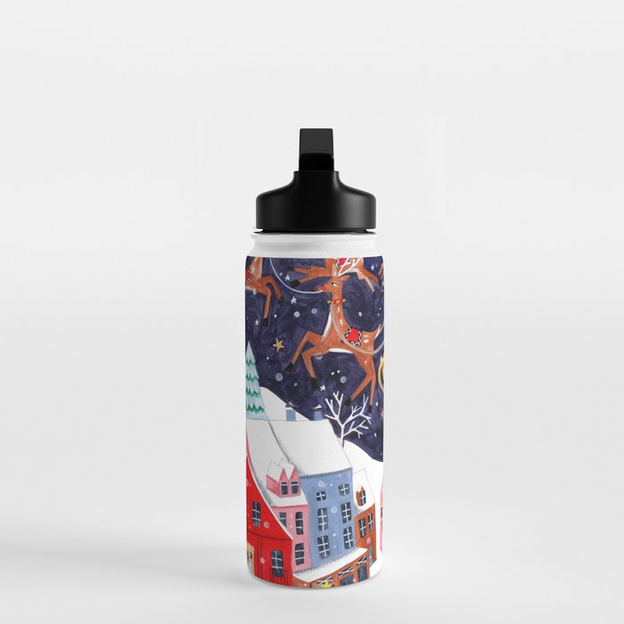 Christmas Village Santa Water Bottle Gallery Image 3