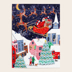 Christmas Village Santa Poster Gallery Image 4