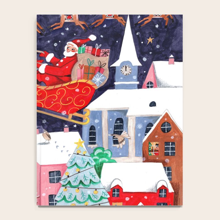 Christmas Village Santa Notebook Gallery Image 4