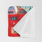 Christmas Village Santa Throw Blanket Gallery Image 3