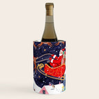 Christmas Village Santa Wine Chiller Gallery Image 1