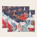 Christmas Village Santa Placemat Gallery Image 1