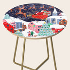 Christmas Village Santa Side Table Gallery Image 2