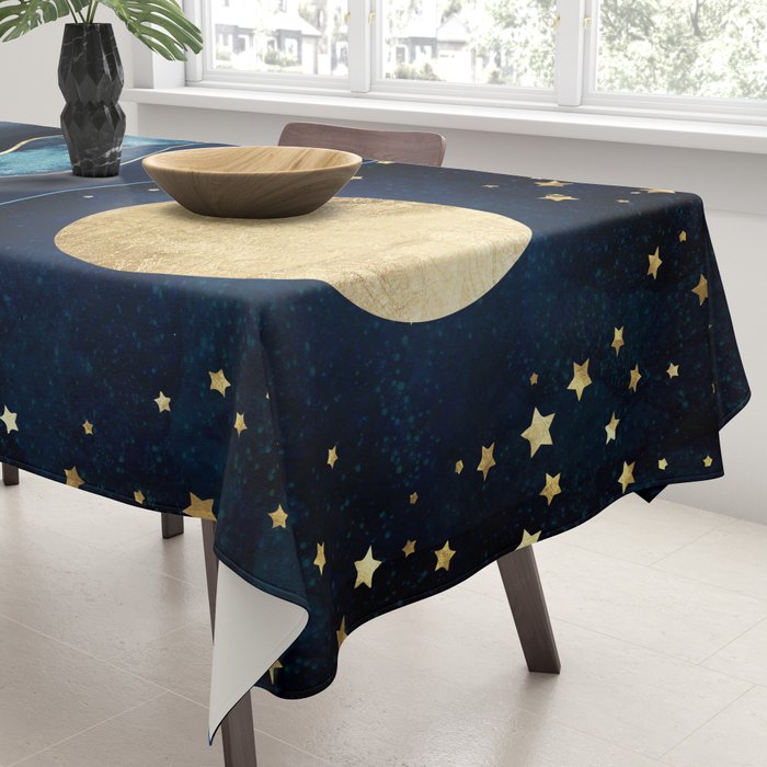 Golden Moon Tablecloth Gallery Image 3