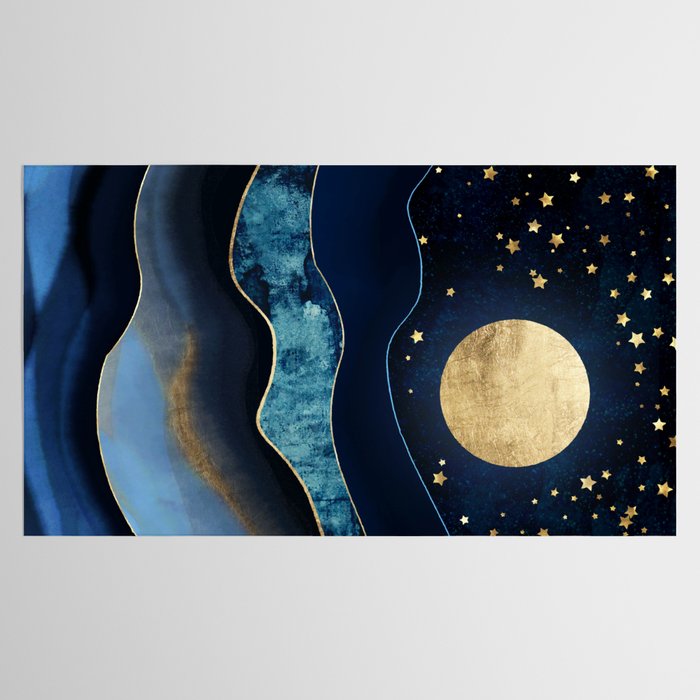 Golden Moon Tablecloth Gallery Image 2