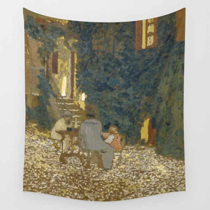 Edouard Vuillard Repast In A Garden Wall Tapestry Gallery Image 1
