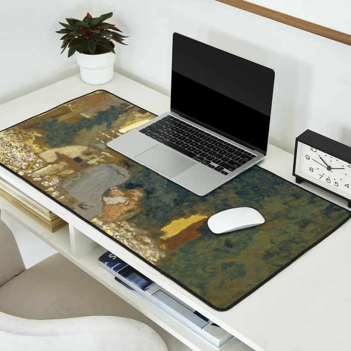 Edouard Vuillard Repast In A Garden Desk Mat Gallery Image 2