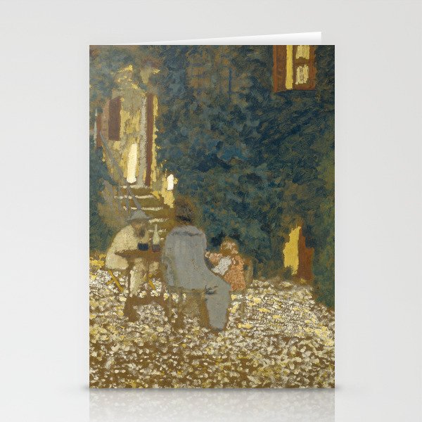 Edouard Vuillard Repast In A Garden Stationery Card Gallery Image 1