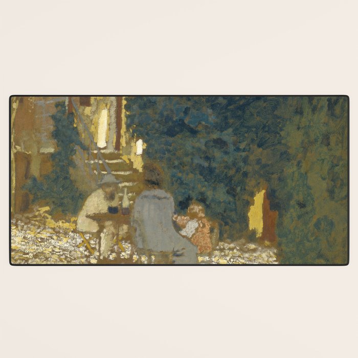 Edouard Vuillard Repast In A Garden Desk Mat Gallery Image 3