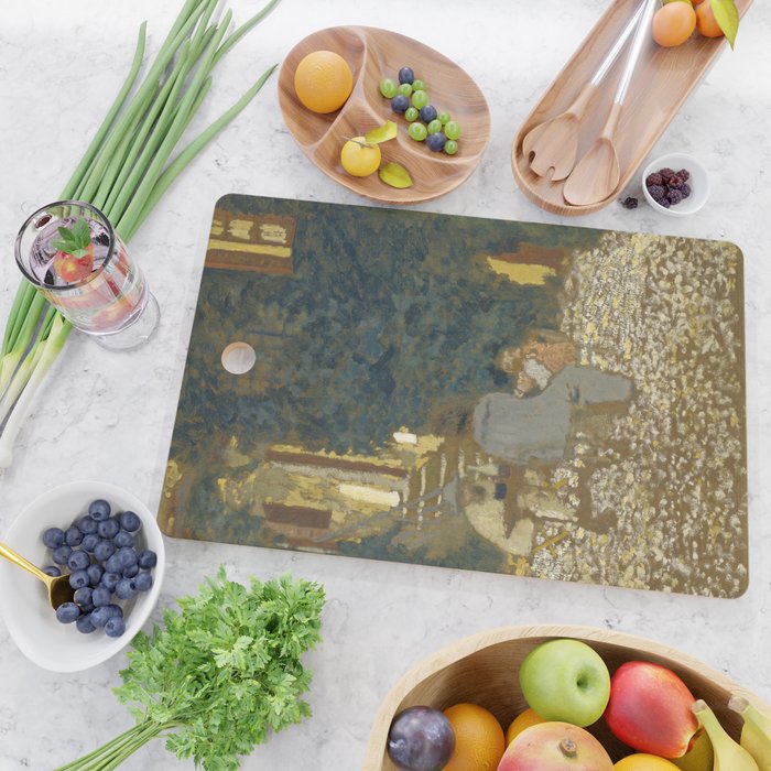 Edouard Vuillard Repast In A Garden Cutting Board Gallery Image 2
