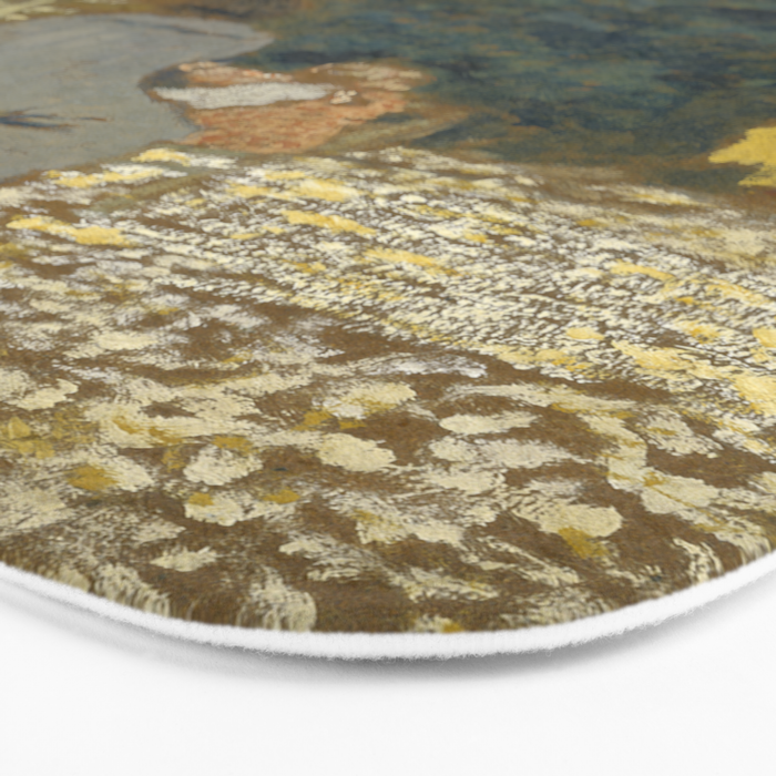 Edouard Vuillard Repast In A Garden Bath Mat Gallery Image 3