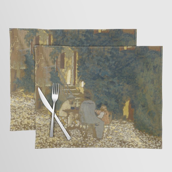 Edouard Vuillard Repast In A Garden Placemat Gallery Image 1