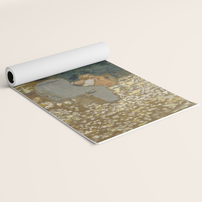 Edouard Vuillard Repast In A Garden Yoga Mat Gallery Image 2