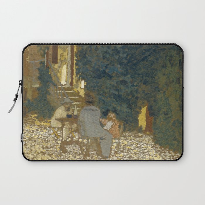 Edouard Vuillard Repast In A Garden Laptop Sleeve Gallery Image 1