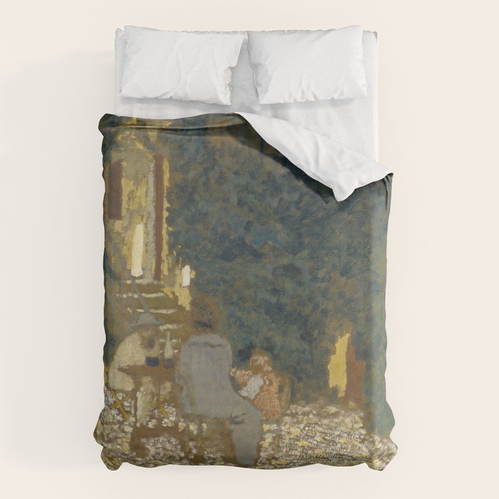 Edouard Vuillard Repast In A Garden Duvet Cover Gallery Image 6