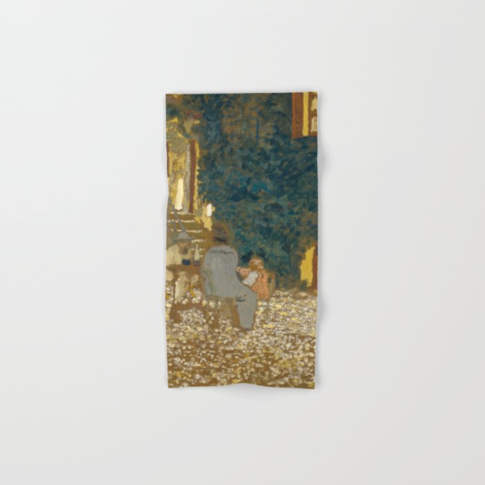 Edouard Vuillard Repast In A Garden Bath Towel Gallery Image 1