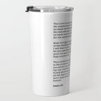 Psalm 23 Bible Verse Print - The LORD is my shepherd Travel Mug Gallery Image 3