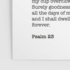 Psalm 23 Bible Verse Print - The LORD is my shepherd Poster Gallery Image 3