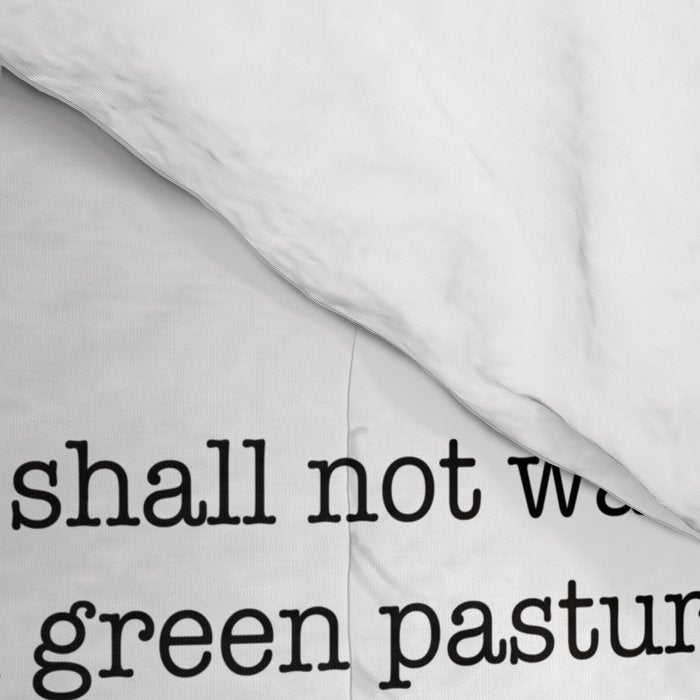 Psalm 23 Bible Verse Print - The LORD is my shepherd Comforter Gallery Image 4