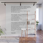 Psalm 23 Bible Verse Print - The LORD is my shepherd Wall Mural Gallery Image 1