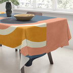mid century geometry IV Tablecloth Gallery Image 3