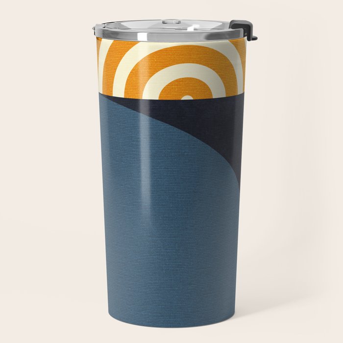 mid century geometry IV Travel Mug Gallery Image 2