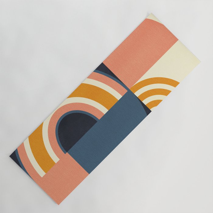 mid century geometry IV Yoga Mat Gallery Image 1