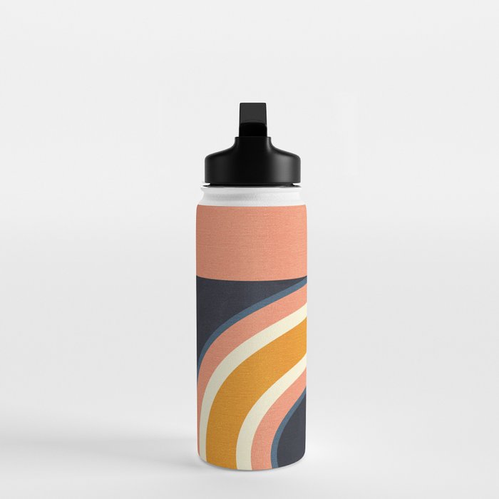 mid century geometry IV Water Bottle Gallery Image 3