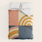 mid century geometry IV Duvet Cover Gallery Image 6