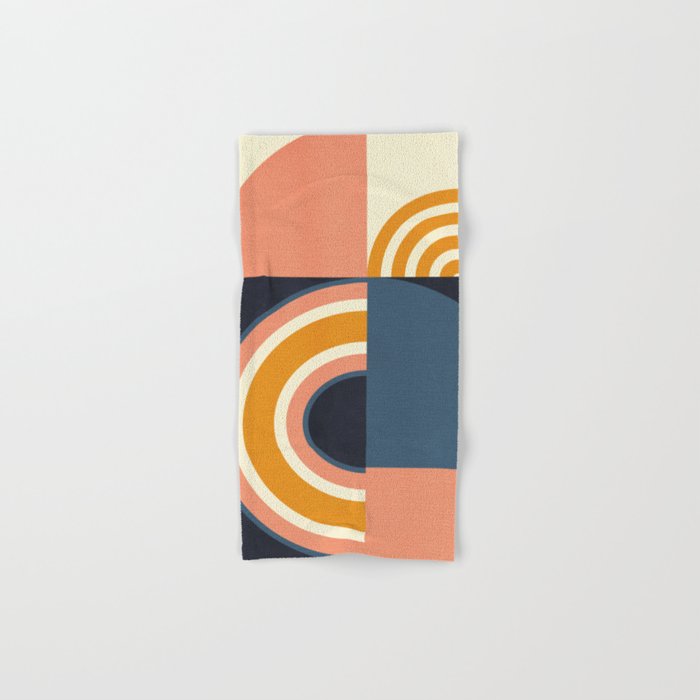 mid century geometry IV Bath Towel Gallery Image 1