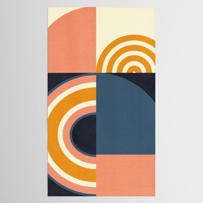 mid century geometry IV Tablecloth Gallery Image 2