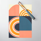 mid century geometry IV Wrapping Paper Gallery Image 1