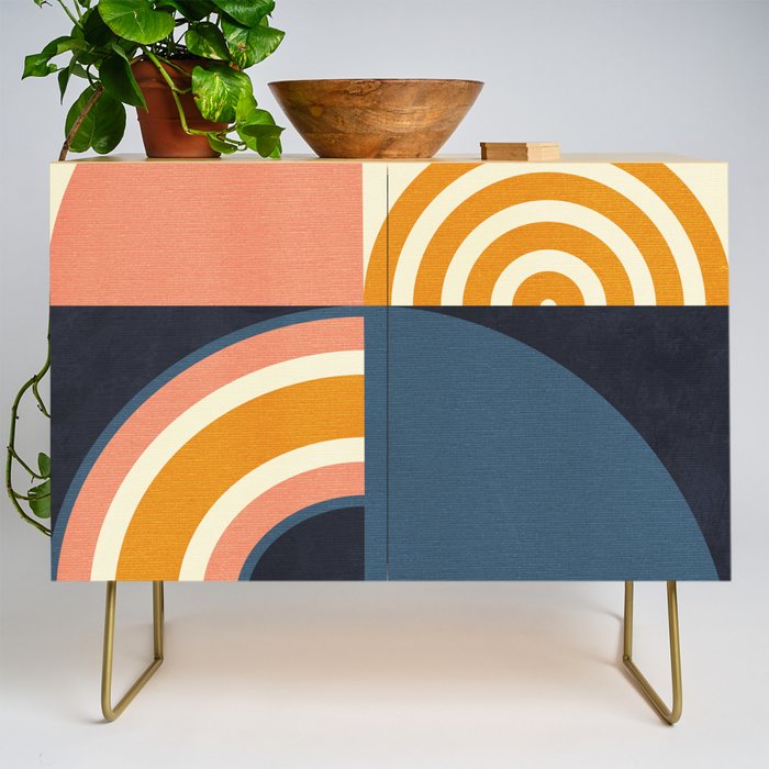mid century geometry IV Credenza Gallery Image 1