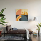 mid century geometry IV Wood Wall Art Gallery Image 2