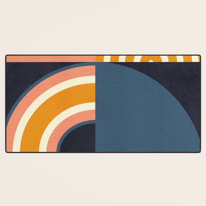 mid century geometry IV Desk Mat Gallery Image 3