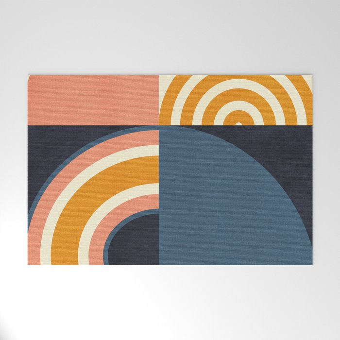 mid century geometry IV Welcome Mat Gallery Image 1