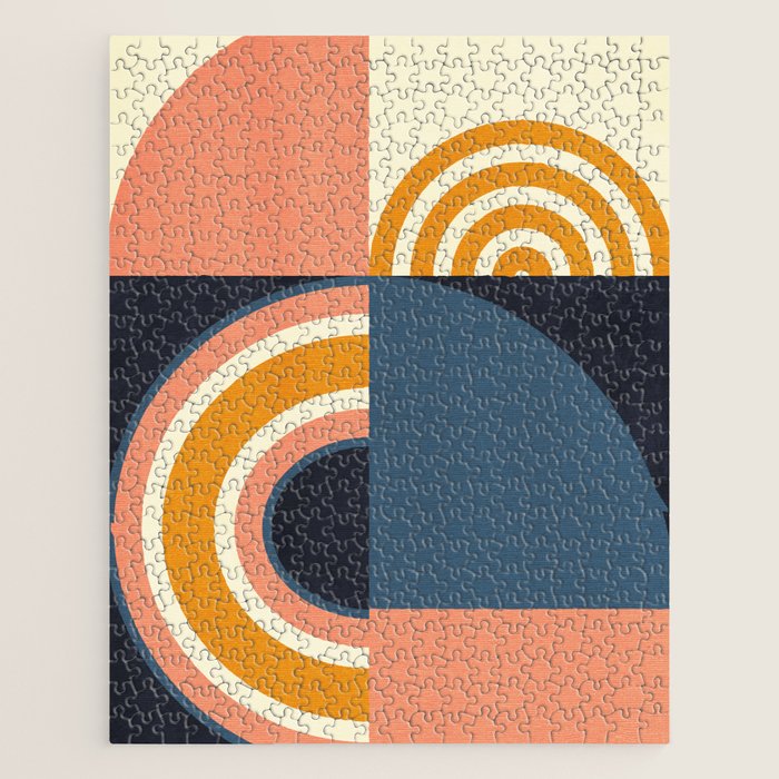 mid century geometry IV Jigsaw Puzzle Gallery Image 1