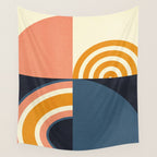 mid century geometry IV Wall Tapestry Gallery Image 4