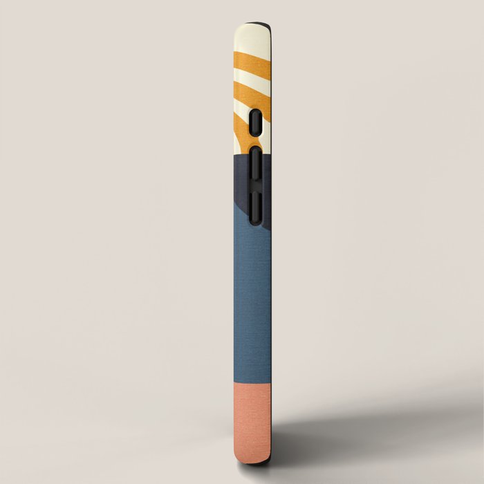mid century geometry IV iPhone Case Gallery Image 2