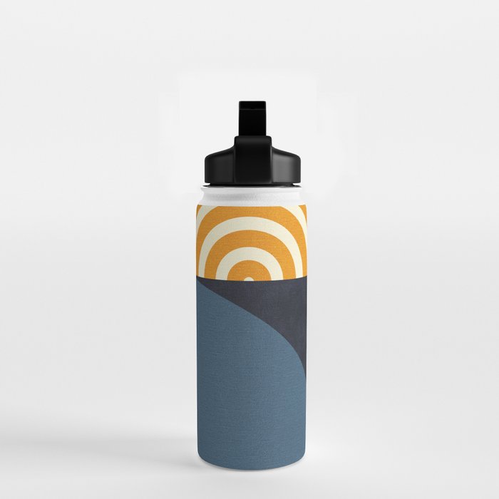 mid century geometry IV Water Bottle Gallery Image 2