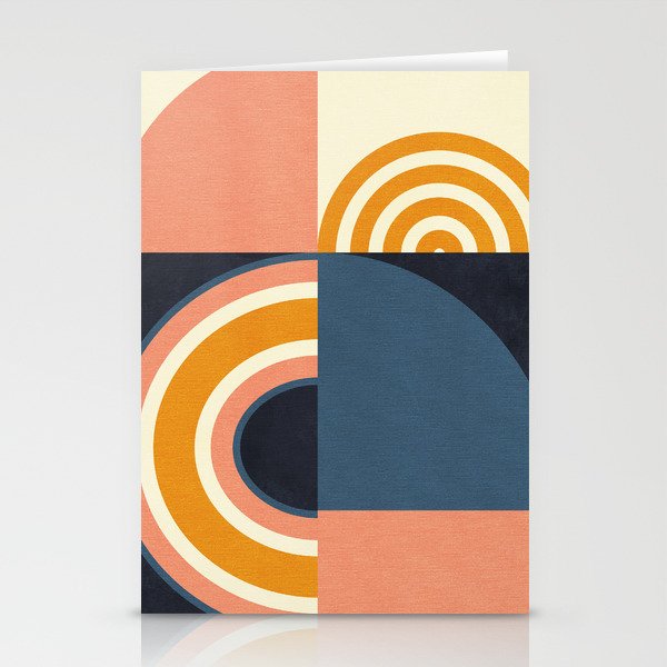 mid century geometry IV Stationery Card Gallery Image 1