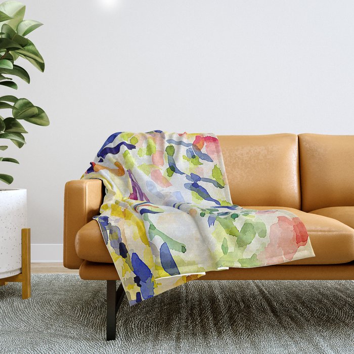 Henri Matisse Study for the Joy of Living Throw Blanket Gallery Image 1