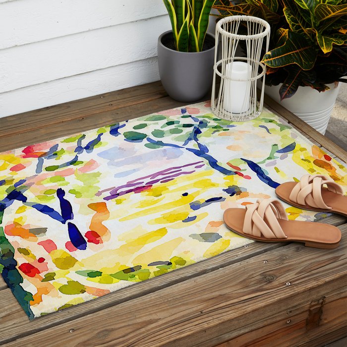 Henri Matisse Study for the Joy of Living Outdoor Rug Gallery Image 2