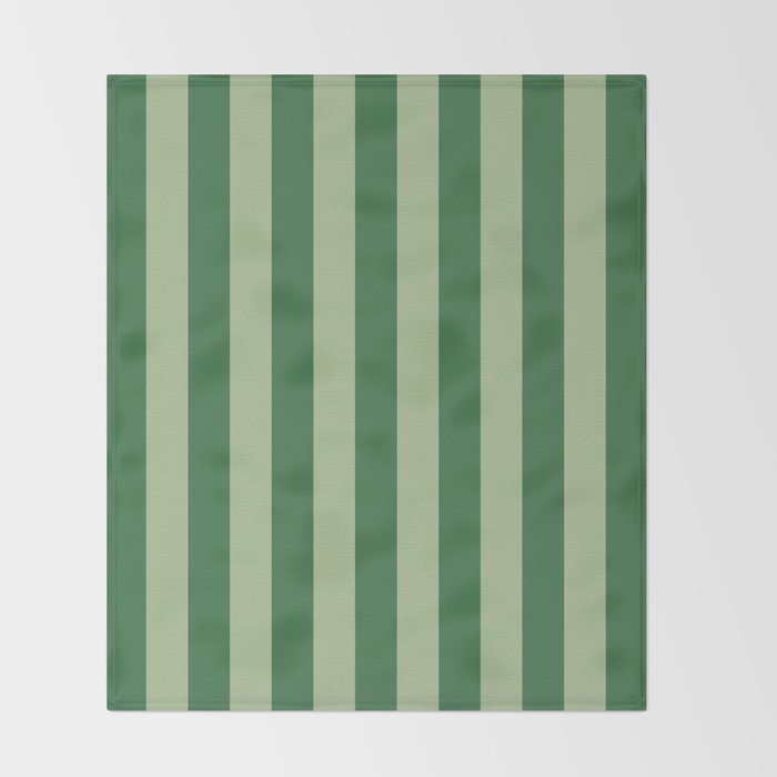 Vertical Stripes Sage Green Vertical Lines Vintage Geometric Retro Tropical Modern Minimal Pattern Throw Blanket Gallery Image 2