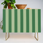 Vertical Stripes Sage Green Vertical Lines Vintage Geometric Retro Tropical Modern Minimal Pattern Credenza Gallery Image 1
