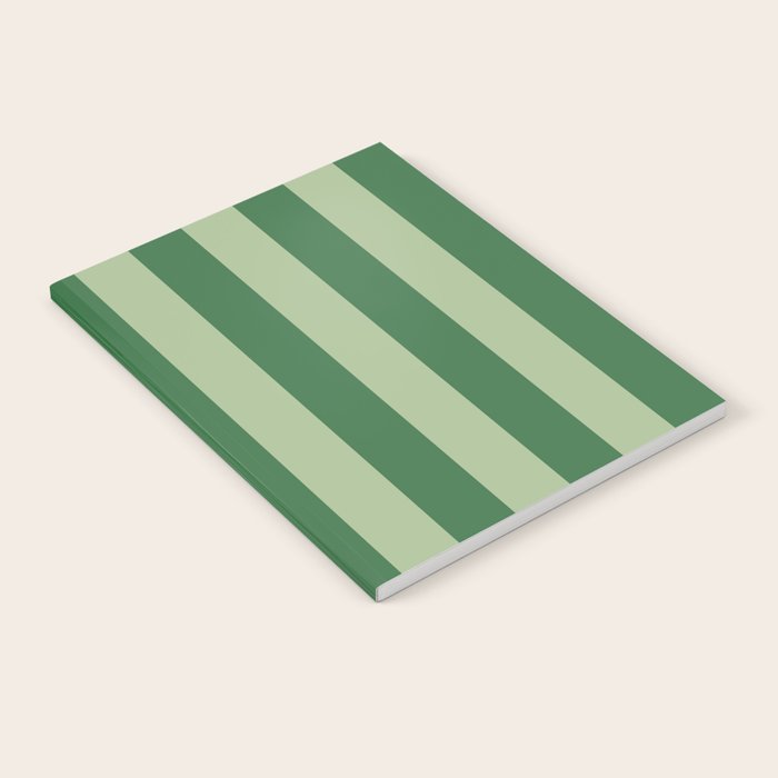 Vertical Stripes Sage Green Vertical Lines Vintage Geometric Retro Tropical Modern Minimal Pattern Notebook Gallery Image 1