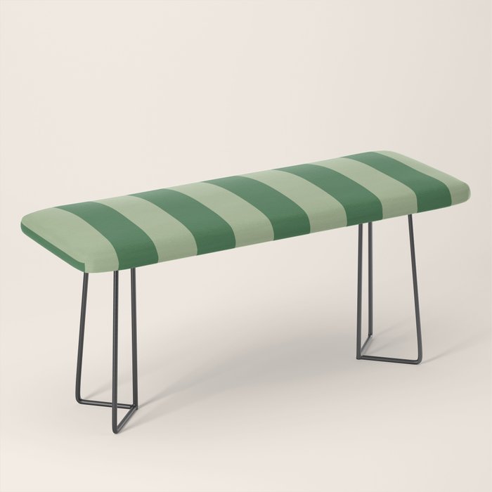 Vertical Stripes Sage Green Vertical Lines Vintage Geometric Retro Tropical Modern Minimal Pattern Bench Gallery Image 1