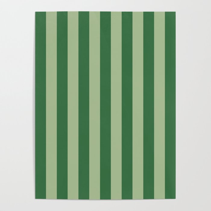 Vertical Stripes Sage Green Vertical Lines Vintage Geometric Retro Tropical Modern Minimal Pattern Poster Gallery Image 4